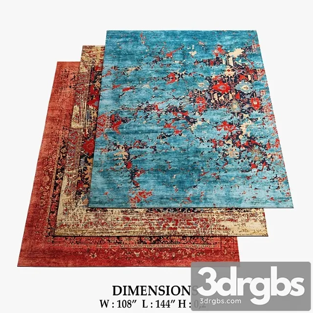 Jan kath rugs 581 3D Model Download