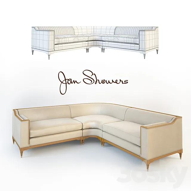 Jan Showers Marilyn sectional № 214 3D Model