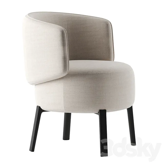 JANE dining chair by Piet Boon 3D Model