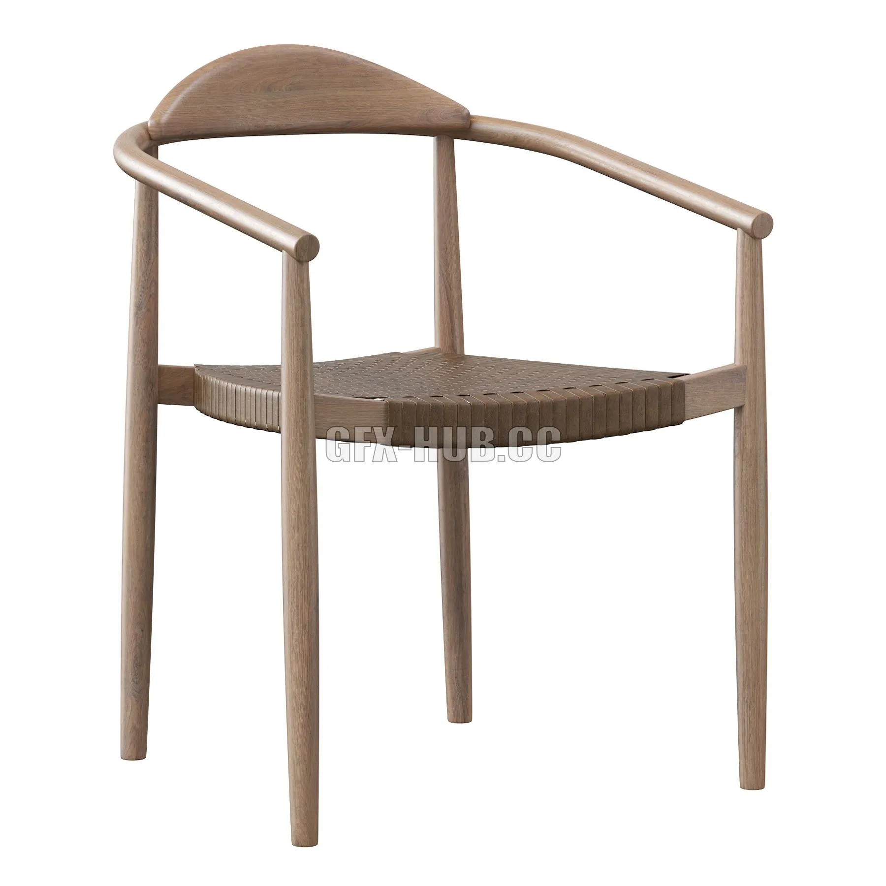 Janice dining chair 3D Model