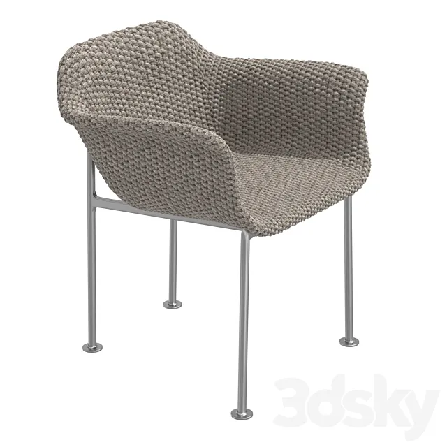 JANUS et Cie GINA Chair with armrests 3D Model