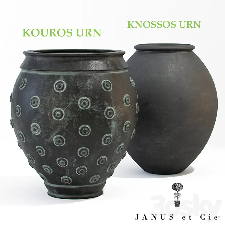JANUS et Cie Urns 3D Model