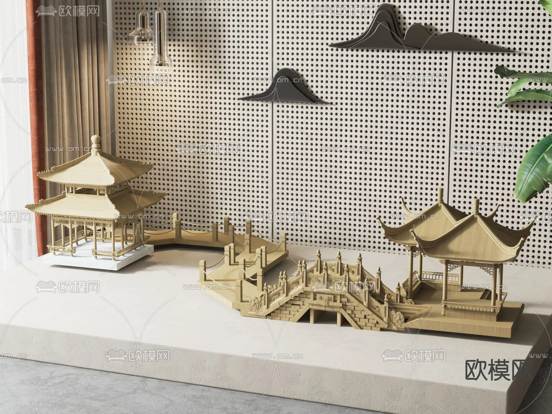 JAPAN GARDEN DECOR 3D MODEL – 005