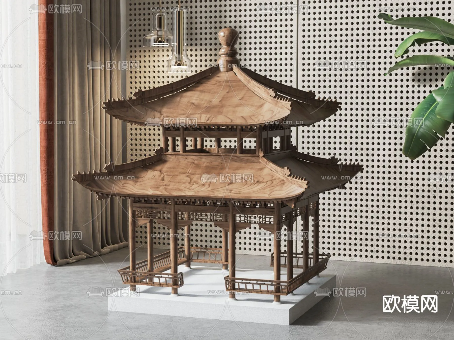 JAPAN GARDEN DECOR 3D MODEL – 007
