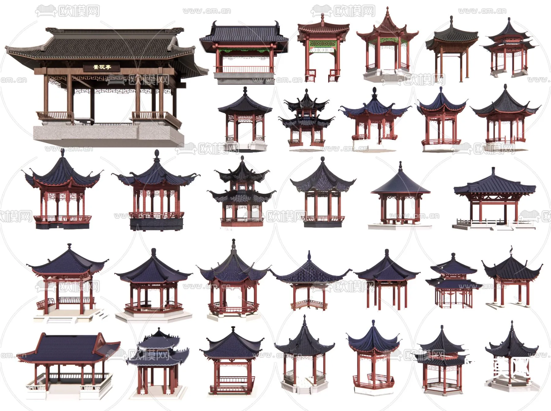 JAPAN GARDEN DECOR 3D MODEL – 032