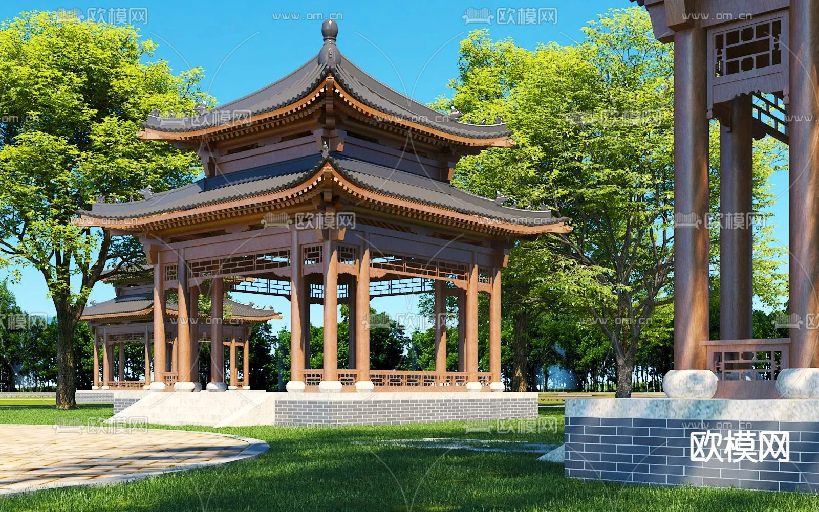 JAPAN GARDEN DECOR 3D MODEL – 033
