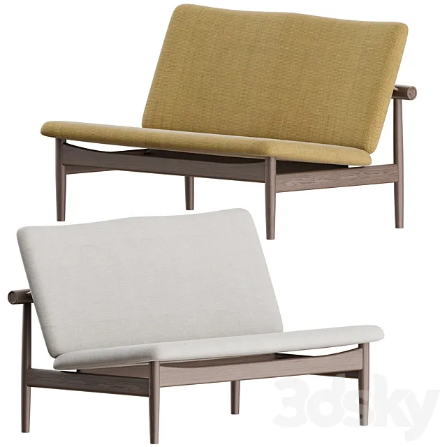 Japan Sofa 2 Seater by House of Finn Juhl 3DModel Japan Sofa 2 Seater by House of Finn Juhl 3DModel