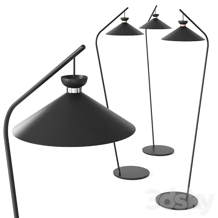 Japan sol de Midj Floor lamp 3D Model