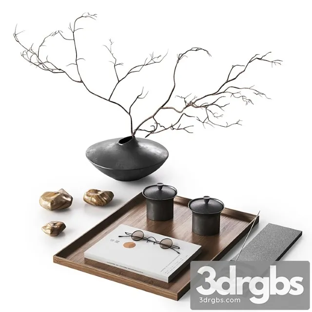 Japandi Decorative Set 3D Model Download Japandi Decorative Set 3D Model Download