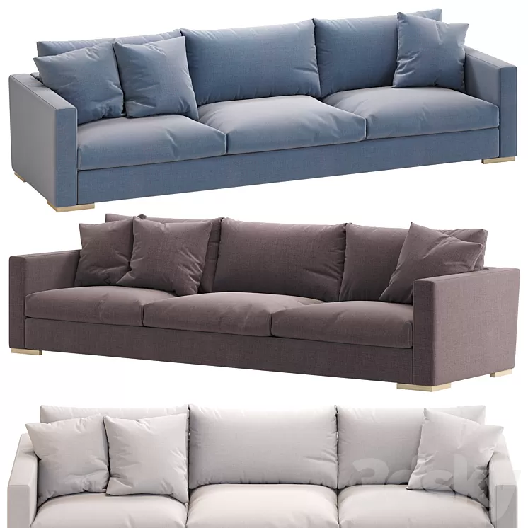 Jardan \/ Bosko Sofa 3 Seats 3D Model Free Download