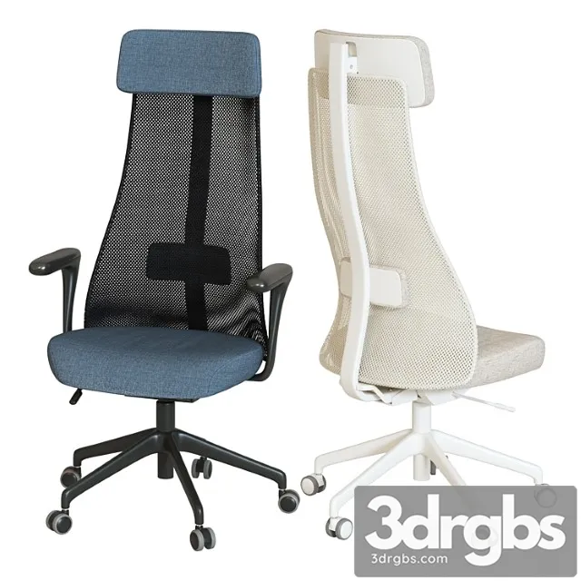 Jarvfjallet swivel chair by ikea 2 3D Model Download