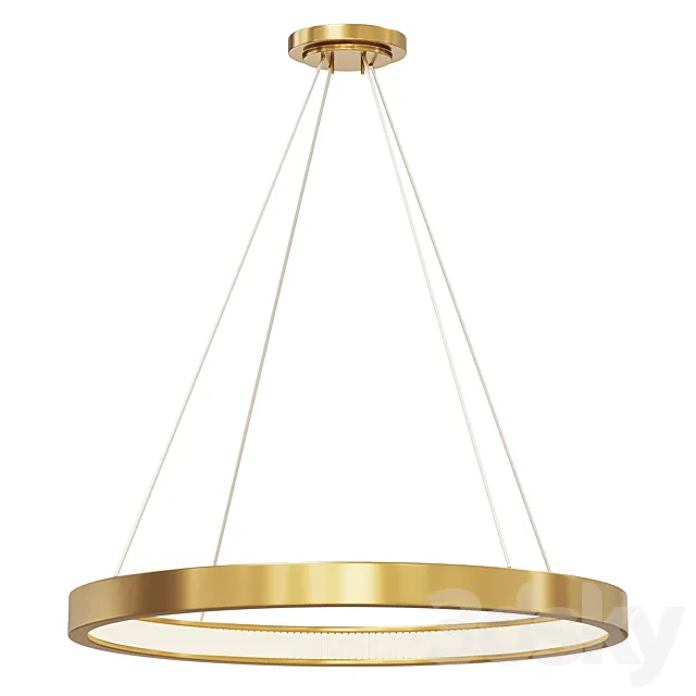 Jasmine Round Pendant By Corbett Lighting 3D Model Jasmine Round Pendant By Corbett Lighting 3D Model