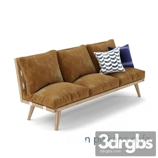 Jason Pickens Sofa 3D Model Download Jason Pickens Sofa 3D Model Download