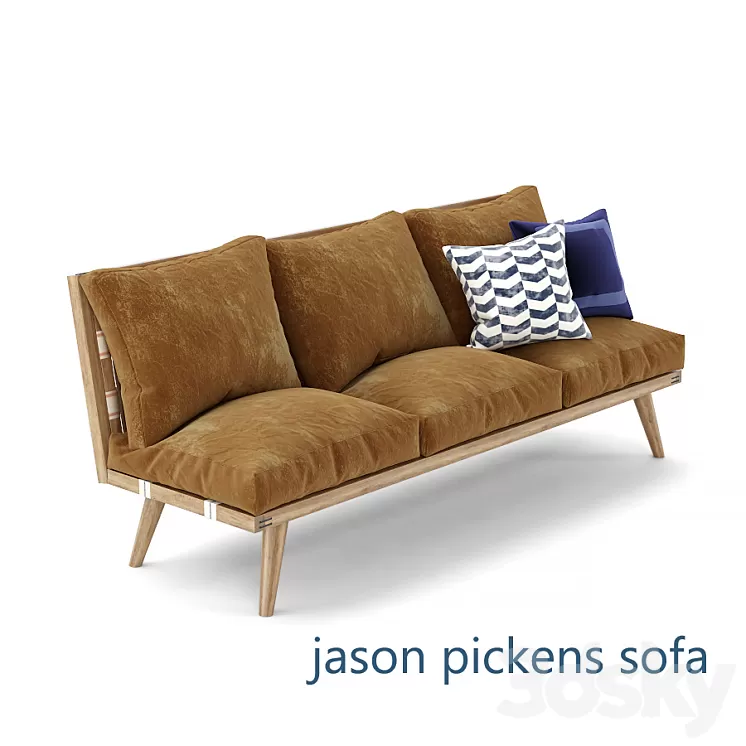 jason pickens sofa 3D Model