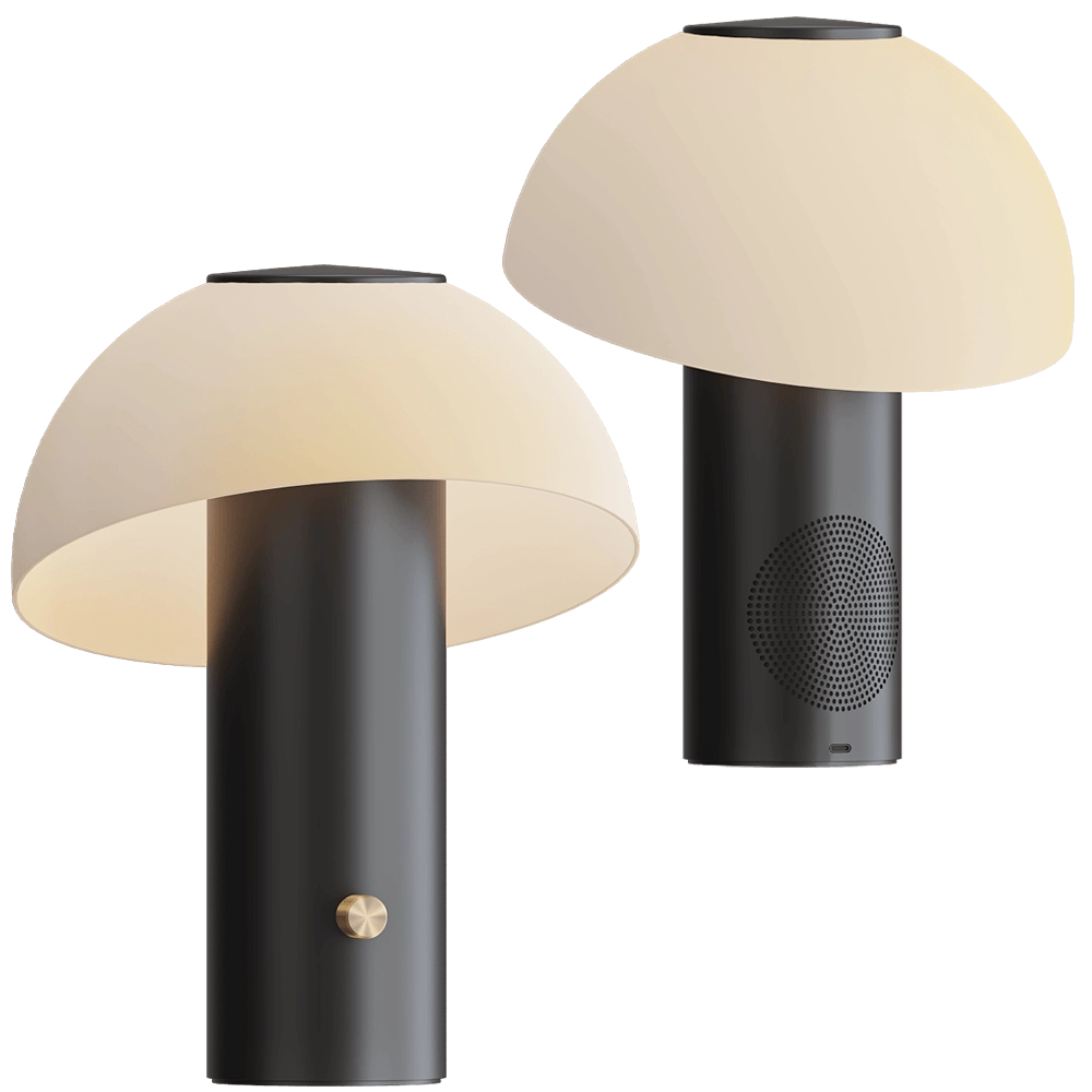 Jaune Fabrique – Table lamp/Speaker Piccolo 3D Model