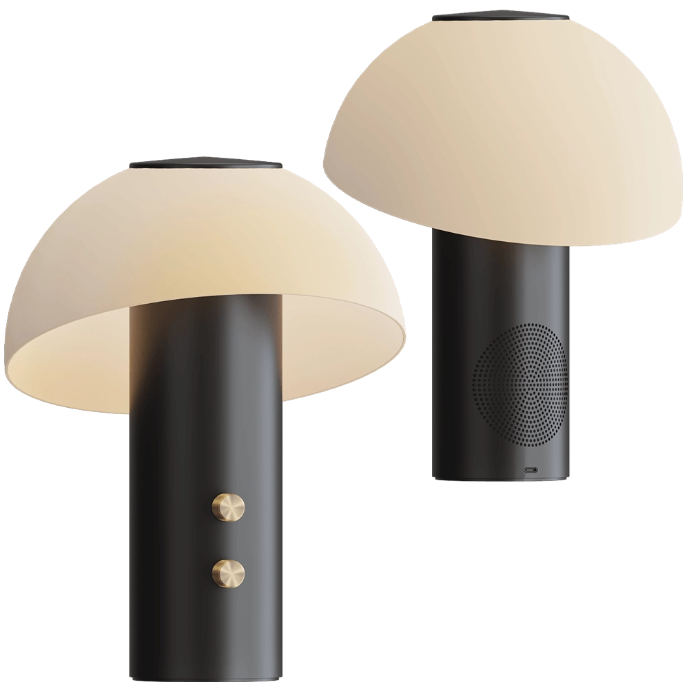 Jaune Fabrique – Table lamp/Speaker Piccolo Musical Edition 3D Model