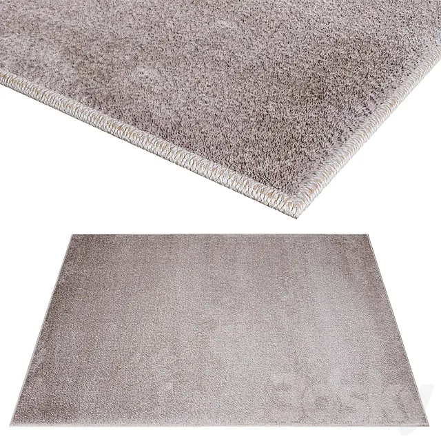 Jazzy 01800 beige rug 3D Model Jazzy 01800 beige rug 3D Model