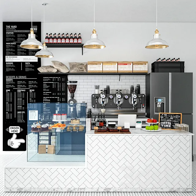 JC Coffee Shop 8 3DModel