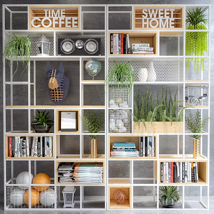 Jc Display Shelf 3D Model Jc Display Shelf 3D Model