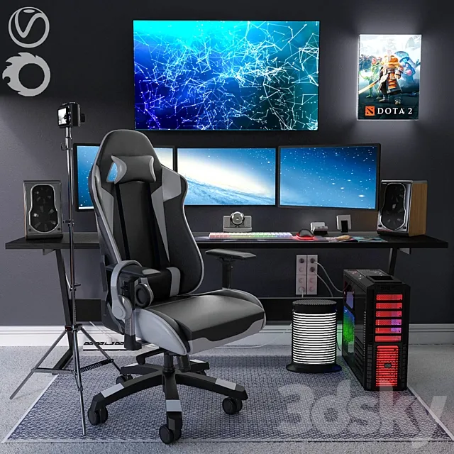Jc gaming room 3DModel