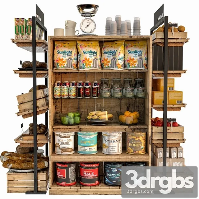 Jc grocery store 4 3D Model Download