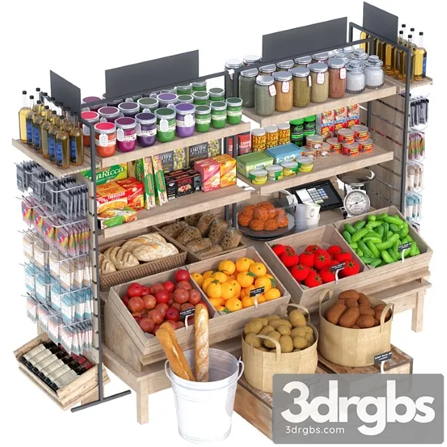 Jc grocery store 7 3D Model Download