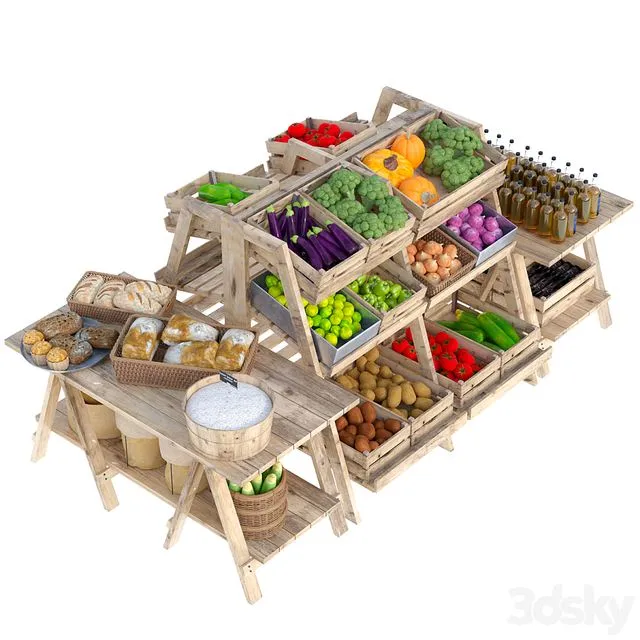 JC Grocery Store 9 3D Model