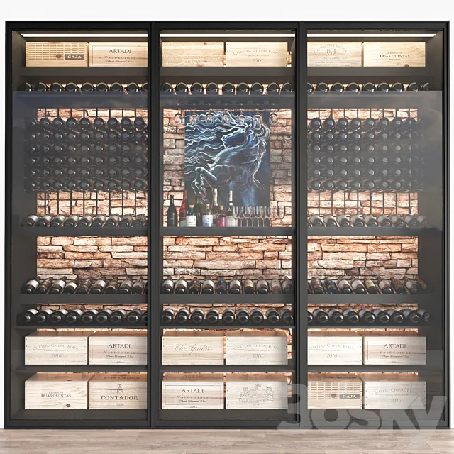 JC Wine Cabinet 10 3DModel