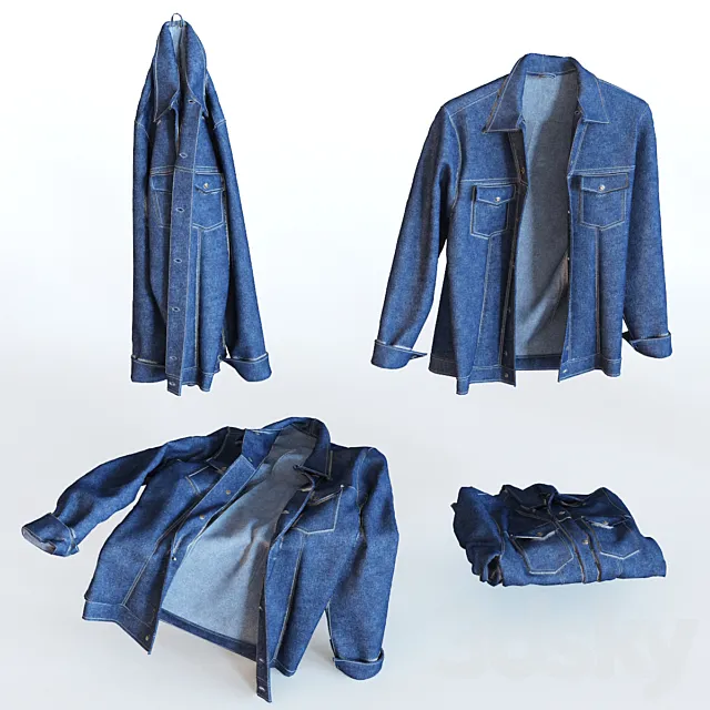 Jean jacket 3DModel