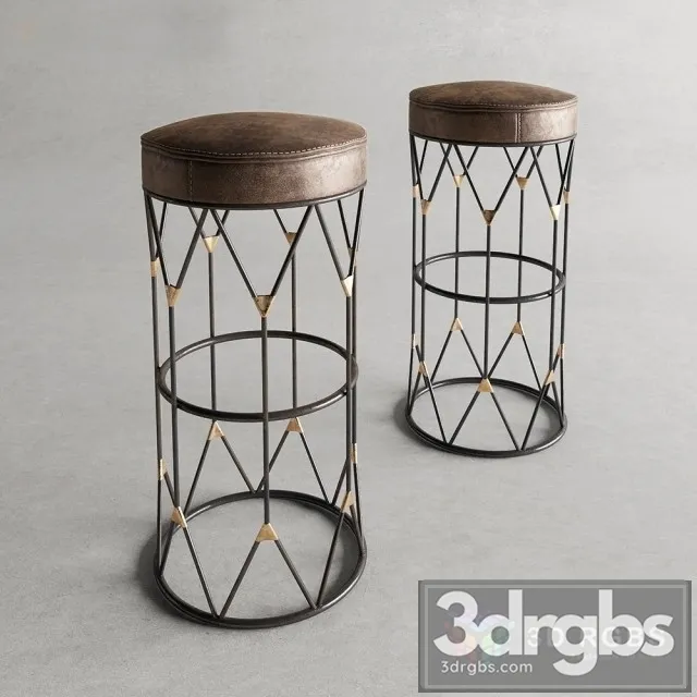 Jean Royer Barstool 3D Model Download Jean Royer Barstool 3D Model Download