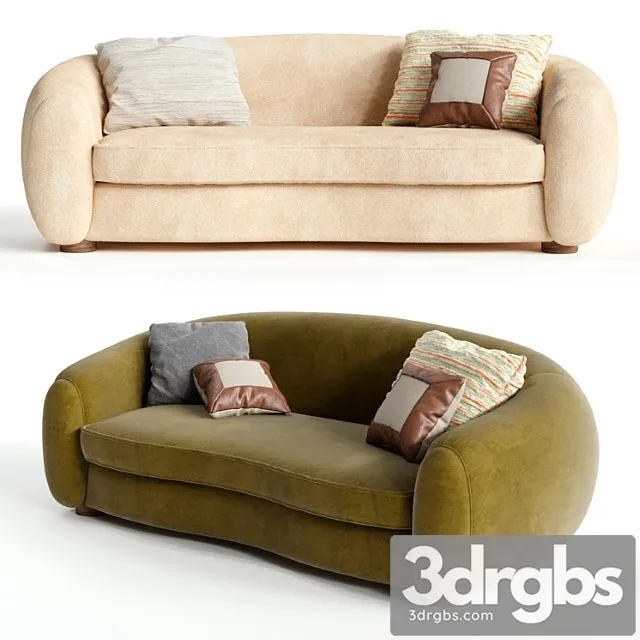 Jean royer ours polaire sofa 2 3D Model Download Jean royer ours polaire sofa 2 3D Model Download