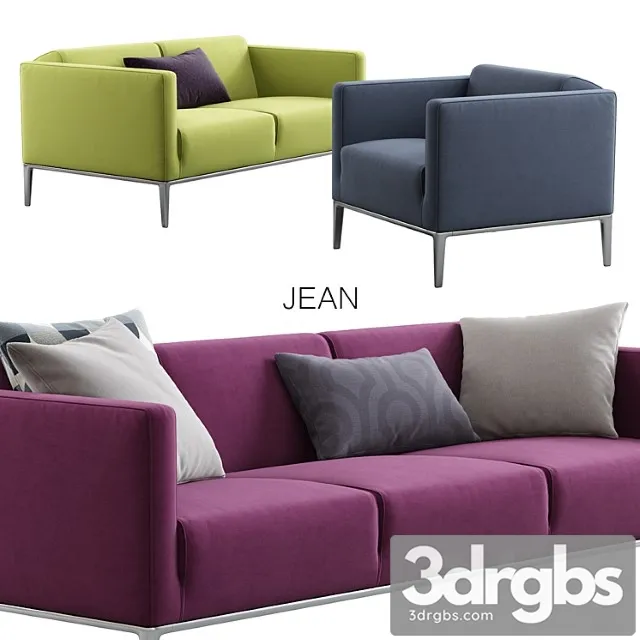 Jean Sofa 3D Model Download Jean Sofa 3D Model Download