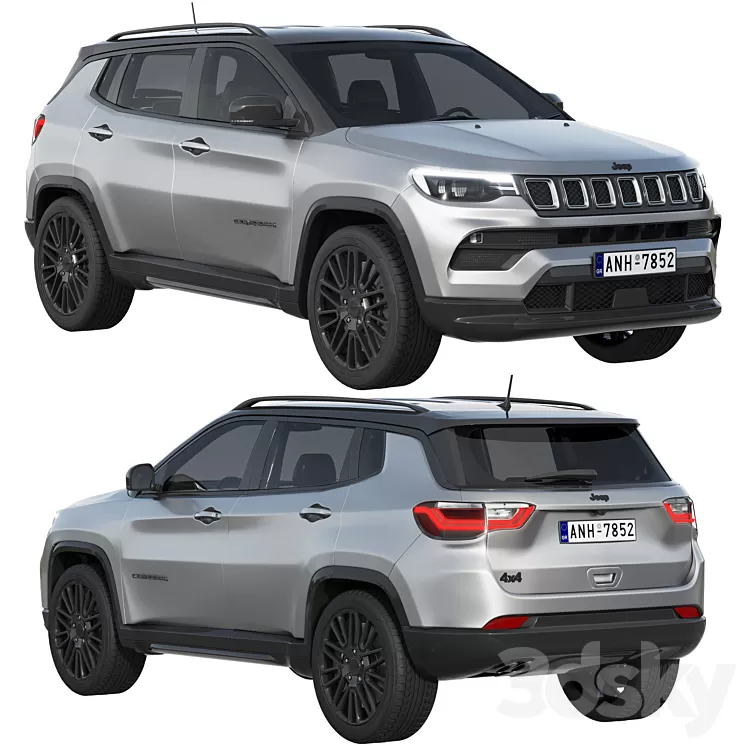 Jeep Compass 2022 3D Model Free Download