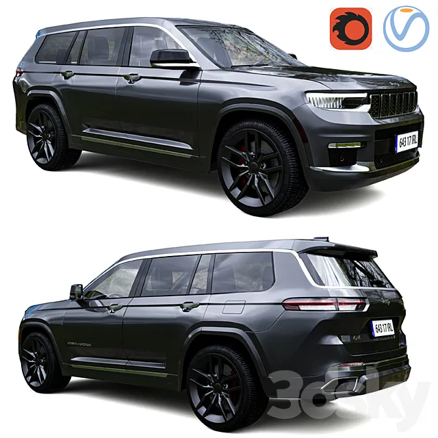 Jeep Grand Cherokee L 2021 3DModel