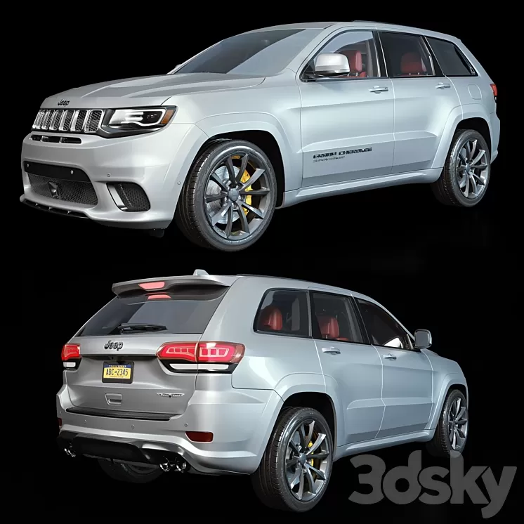 Jeep grand cherokee trackhawk 3D Model