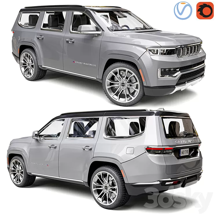 Jeep Grand Wagoneer 2022 3D Model Free Download
