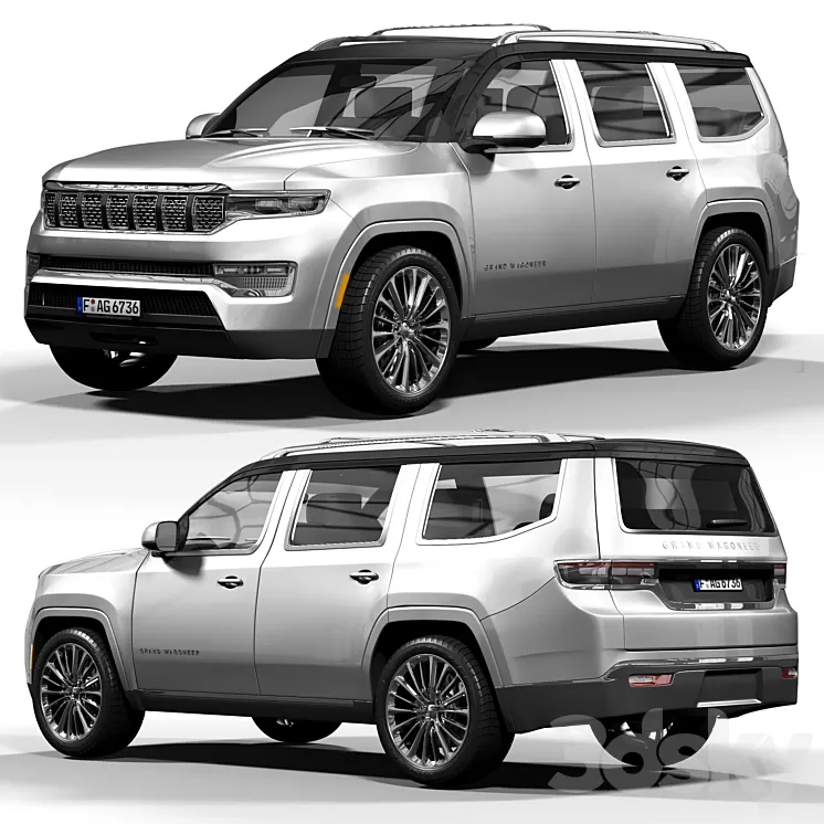 JEEP Grand Wagoneer 3D Model Free Download
