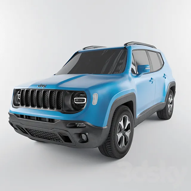 Jeep Renegade Trail-Hawk 2020 3D Model