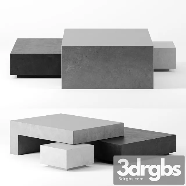 Jenga coffee tables set 1 by baxter Jenga coffee tables set 1 by baxter