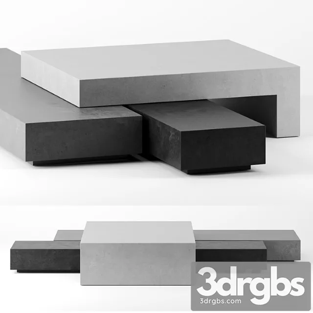 Jenga coffee tables set 2 by baxter Jenga coffee tables set 2 by baxter