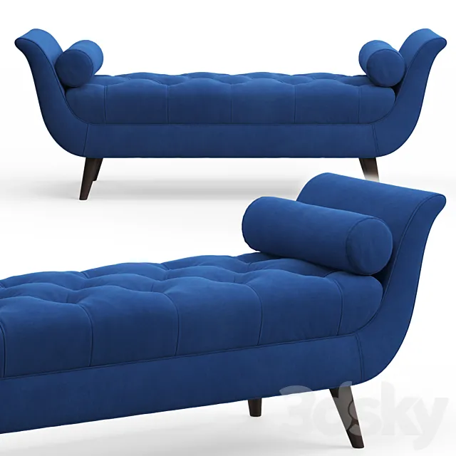 Jennifer Taylor Home Alma Entryway Bench 3D Model Jennifer Taylor Home Alma Entryway Bench 3D Model