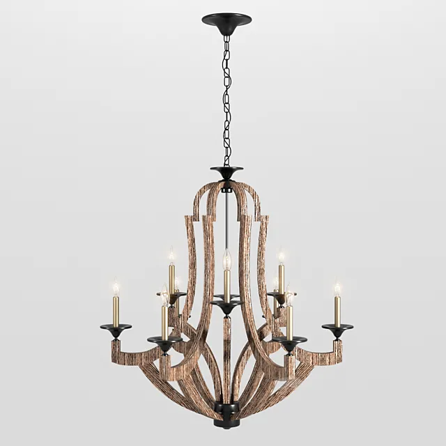 Jeremiah Lighting 35129-WP 3D Model Jeremiah Lighting 35129-WP 3D Model