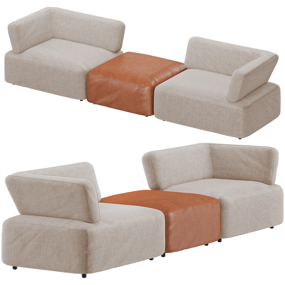 Jess – Sofa Infinity 2 3D Model Jess – Sofa Infinity 2 3D Model