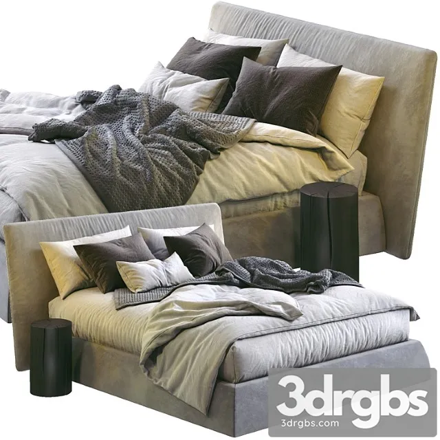 Jesse bed nimbo 2 3D Model Download - 3DSKY Decor Helper