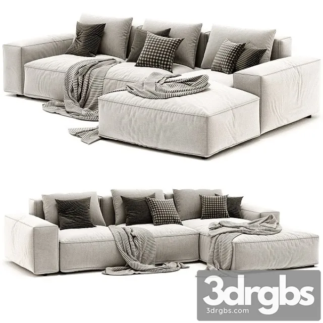 Jesse Daniel Chaise Longue Sofa 3D Model Download Jesse Daniel Chaise Longue Sofa 3D Model Download