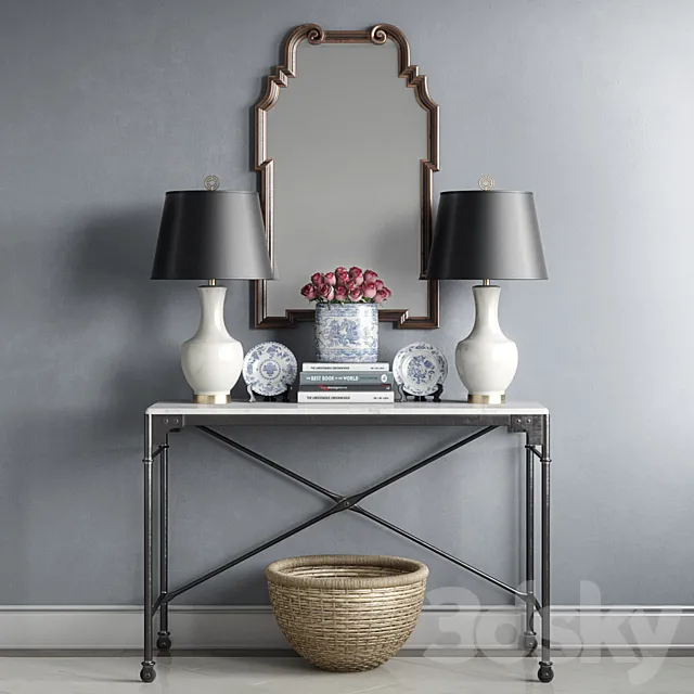 Jessica Walmsley interiors – decorative set 3DModel