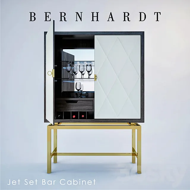 Jet Set Bar Cabinet 3DModel