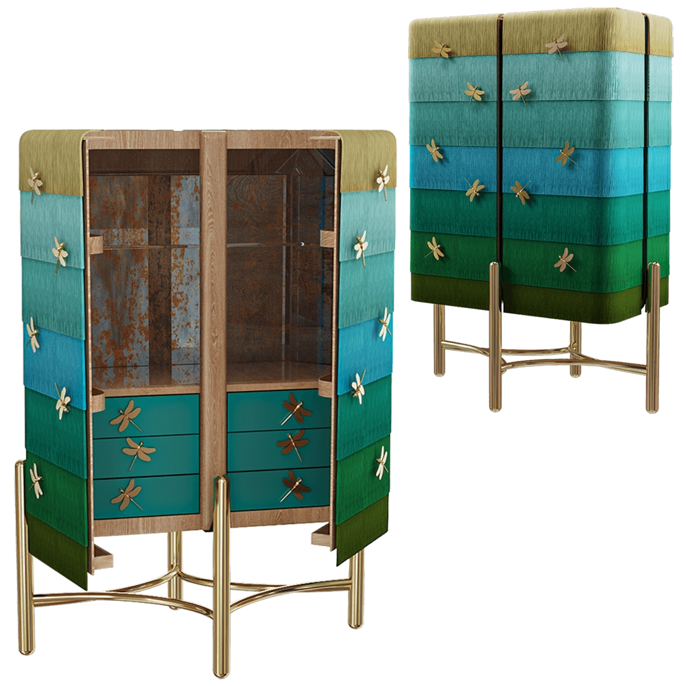 Jetclass – Bar cabinet Folk JFK214 3D Model