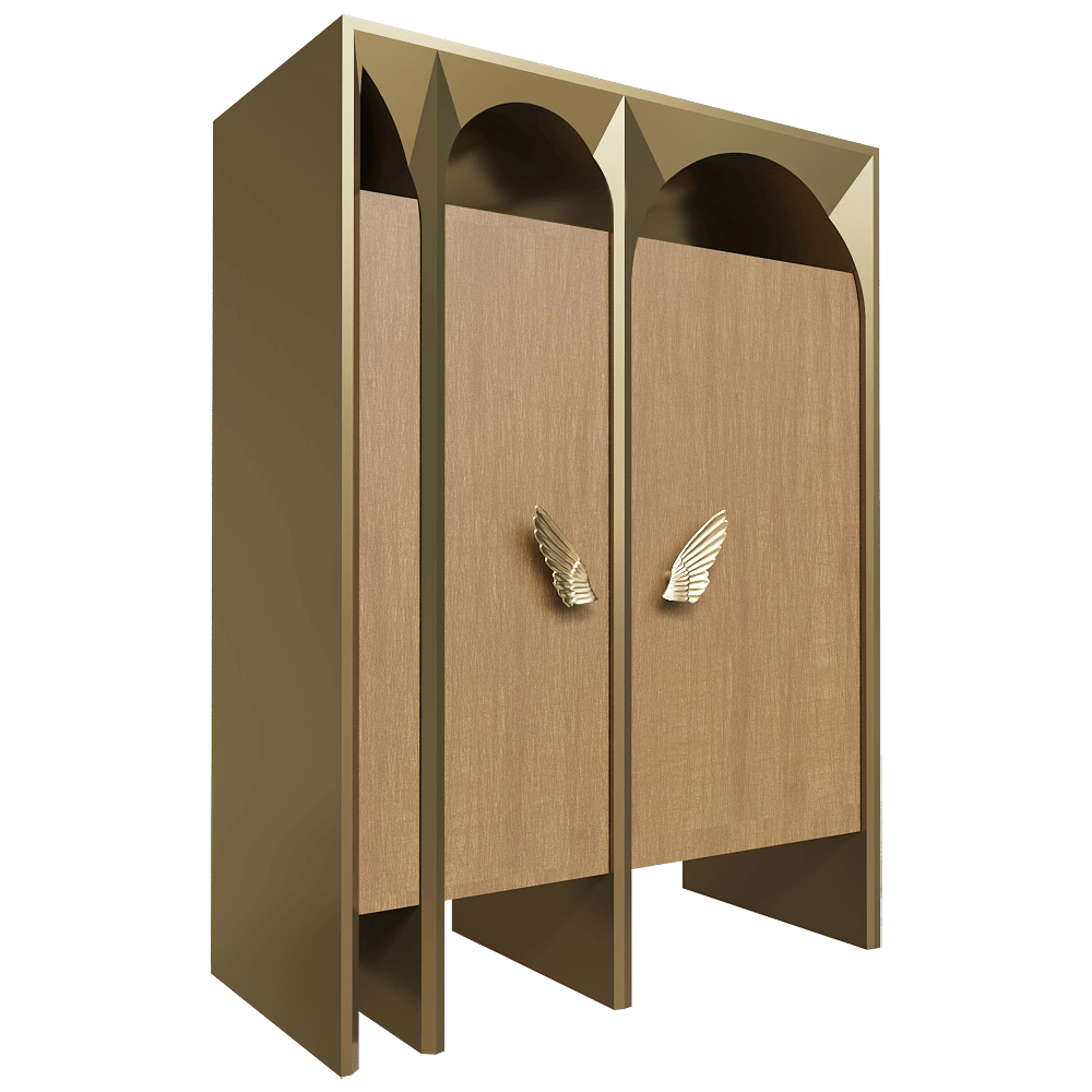 Jetclass – Bar cabinet Niemeyer 3D Model