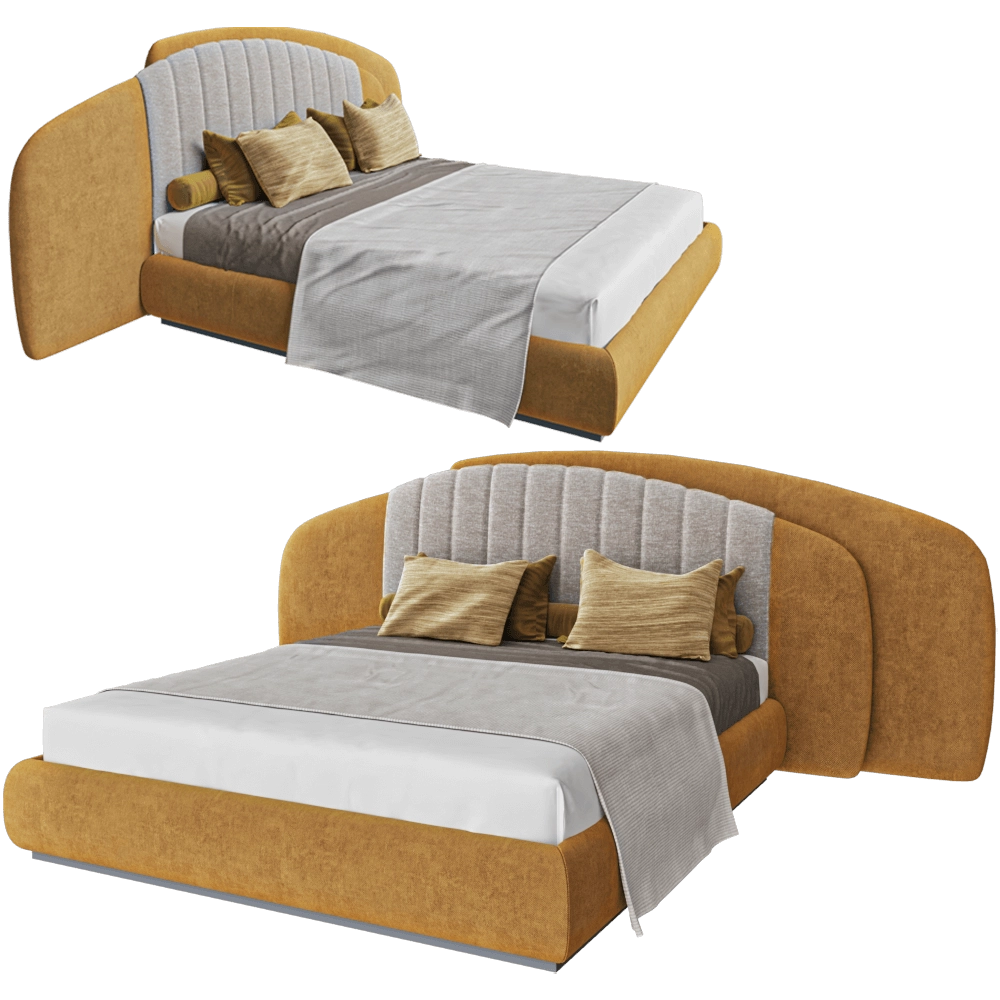 Jetclass – Bed Olivia JOV101.18 3D Model Jetclass – Bed Olivia JOV101.18 3D Model